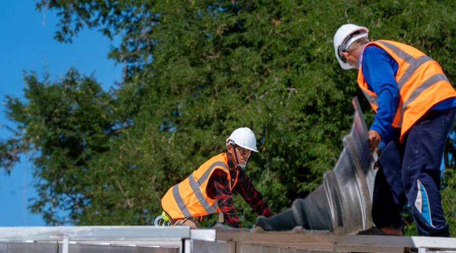 Professional metal roof installation in South Boston, MA